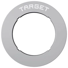 Target Notched Grå Beskyttelsesring 