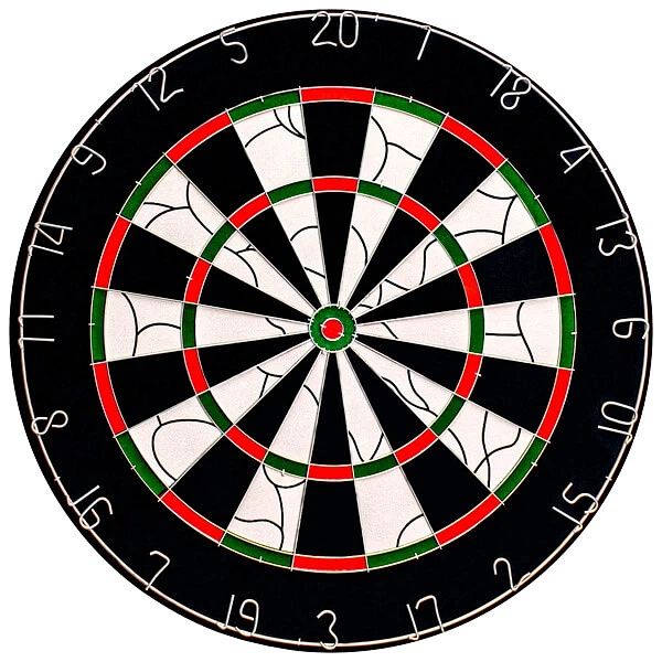 Bull\'s Bristol Papir Dartskive (inkl. 2 sæt dartpile)