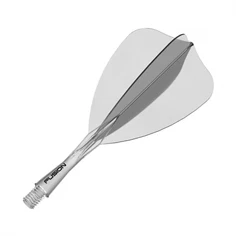 Winmau Fusion Arrow Flights - Transparent, Kort